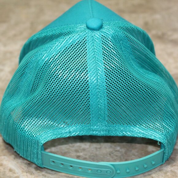 Bass Pro Shops Hat Unisex One Size Adjustable Teal Mesh Fishing Cap - Picture 4 of 9